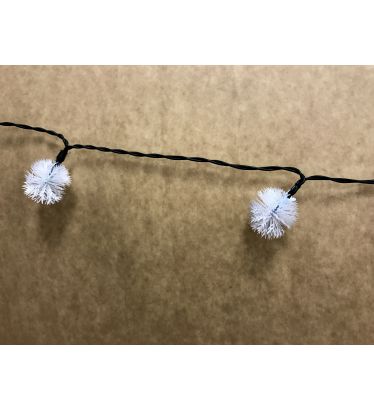 Snowball Solar String Lights